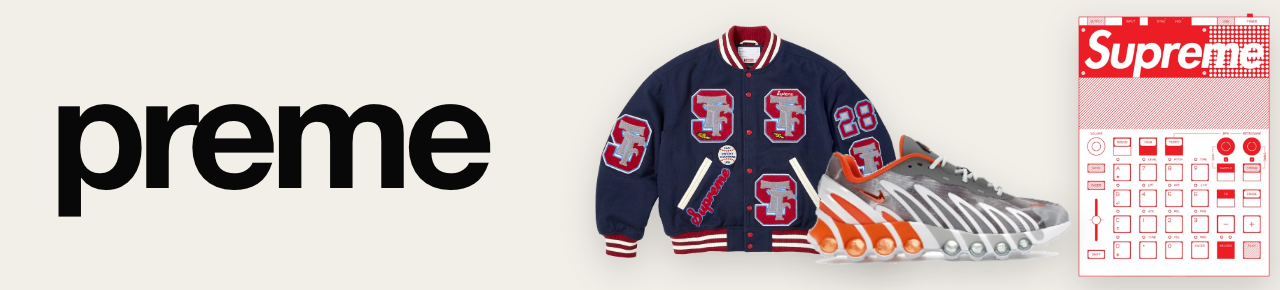 PREME — varsity jackets, sneakers and grails. Official eBay store.
